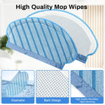 HASTHIP® Filter Brush Mop Cloth Set for Ecovacs Deebot Ozmo 920 950 T5 N5 N8 T5 Max, T5 Power Vacuum Deebot N8 Replacement Accessories for Deebot.