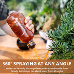 HASTHIP Plant Watering Can for Small Potted Plants 450ml with Curved Sprayer Nozzle