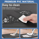 HASTHIP Kitchen Mats for Floor featuring Anti Slip Texture and Ergonomic Support 17 x 28 in Black