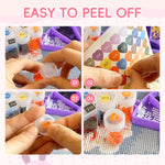 HASTHIP Diamond Painting Kit for DIY Art with 572 pcs Heart Stickers 30x40 cm | Wall Decor