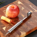 HASTHIP Corer and Pitter Set for Fruits and Vegetables with 11 cm Spiral Serrated Blade | 6 Pieces Stainless Steel Tools with Ergonomic Handles