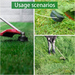 HASTHIP® 4Pcs Grass String Trimmer Wire/Weed Eater String for BLACK+DECKER Replacement, 30Ft Nylon Weed Trimmer Line Spool - BLACK+DECKER Wire/Spool for Grass Cutter Accessories with Spring & Cap