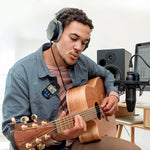 HASTHIP Digital Clip On Guitar Metronome with LCD Screen and 3.5mm Headphone Jack | Adjustable Tempo and Volume for Private Practice