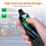 Gas Leak Detector Portable LCD Nature Gas Detector with Buzz Alarm High & Low Senstivity, Gas Sniffer to Locate Combustible Gas Leak Sources Like Methane, Propane(Battery Not Included)