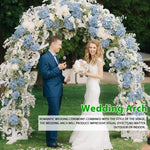 HASTHIP Flower Arch Stand for Weddings and Events with DIY Assembly Metal Frame 140x240cm