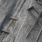 HASTHIP Plastic Garden Landscape Stakes for Weed Barrier Fabric 100 pcs 4 cm x 15 cm | U Shaped Design for Secure Anchoring