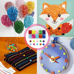HASTHIP Sewing Buttons for DIY Crafts featuring Dual Hole 11mm Resin Mix Colors | 350pcs