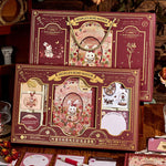 HASTHIP Vintage Journal Kit for Scrapbooking and Gifting with 67 Pcs Set | Fairytale Garden Theme