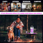 HASTHIP Electric Mosquito Killer Lamp for Indoor and Outdoor Use with Folding Handle | USB Powered and Chemical Free