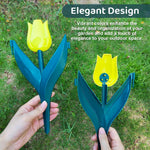 HASTHIP Garden Fence Border for Flowerbeds with Connectable Buckle Design | 10Pcs 11.4in Plastic Tulip Edging Fence