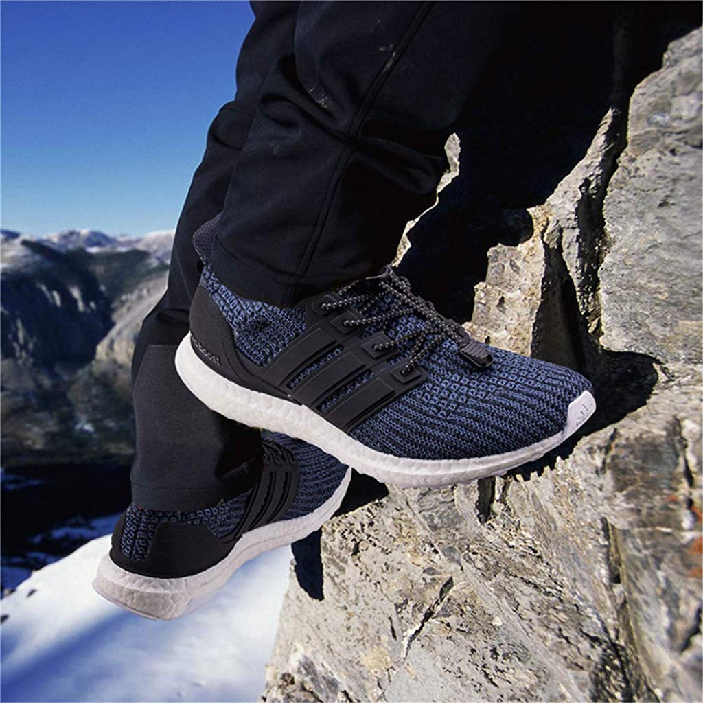 HASTHIP® Cordones Elásticos sin Nudos, Agujetas Deportivas con Sistema de Cierre Rápido, Ajustables y Resistentes al Agua para Zapatillas, Botas de Senderismo y Calzado Casual (Gris)