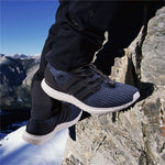 HASTHIP® Cordones Elásticos sin Nudos, Agujetas Deportivas con Sistema de Cierre Rápido, Ajustables y Resistentes al Agua para Zapatillas, Botas de Senderismo y Calzado Casual (Gris)