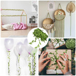 HASTHIP Paper Willow Leaf Strips for Wreaths and DIY Decor featuring 20 Meters Sustainable Material | Natural Look Home Decoration