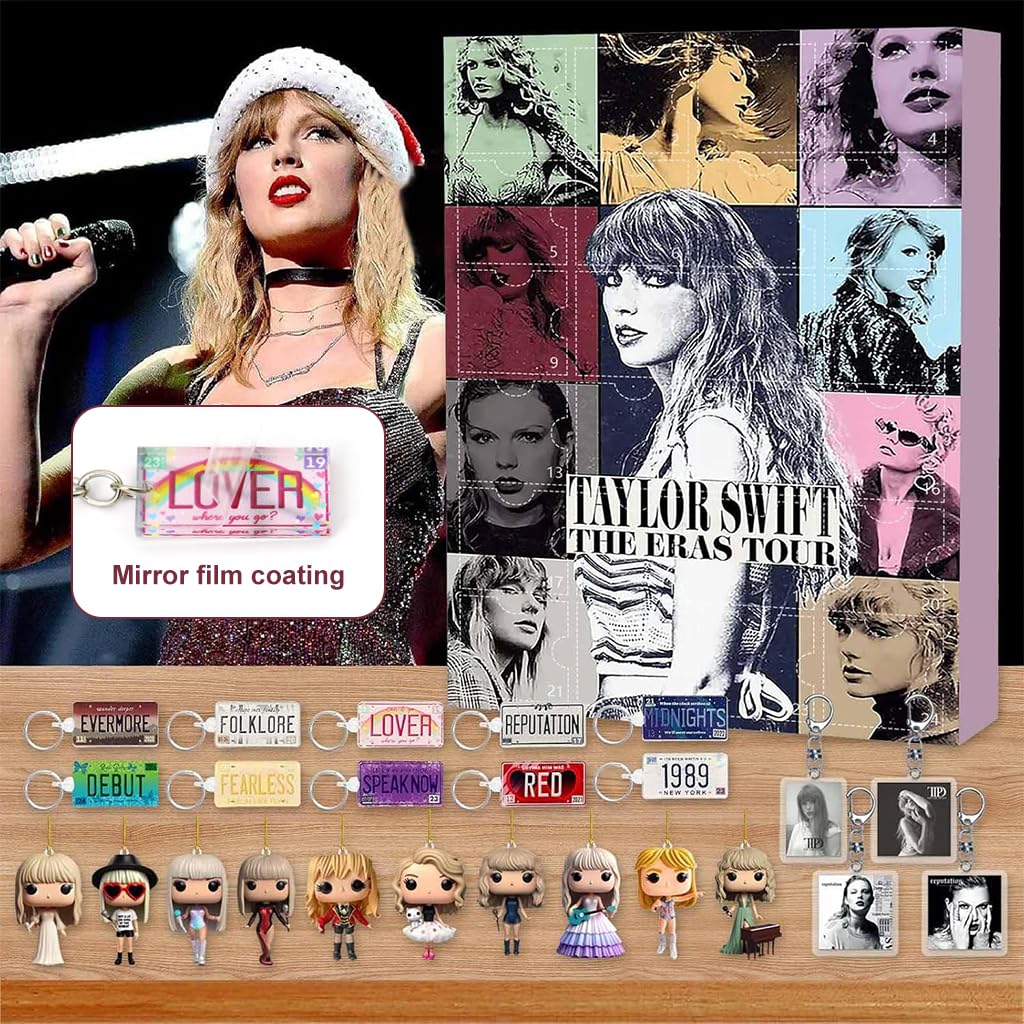 Taylor Merch 24 Days Advent Calendar Gift for Music Lovers