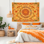 HASTHIP Sun and Moon Tapestry for Bedroom and Living Room Decor 51x59 in | Soft Polyester Wall Hanging