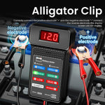 HASTHIP® 12V Car Battery Tester Generator Tester Automotive, Battery Monitor Analyzer Universal Vehicle Battery