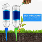 Plastic 12 Pcs Drip Irrigation Kit For Home Garden, Self-Watering Spikes For Plants, Automatic Plant Water Dropper With Slow Release Control Valve Switch Drip Irrigation System