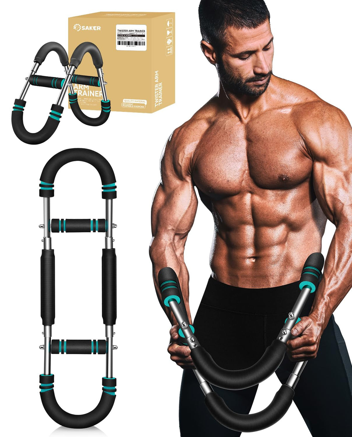 HASTHIP® Twister Arm Trainer, Adjustable Forearm Strengthener,