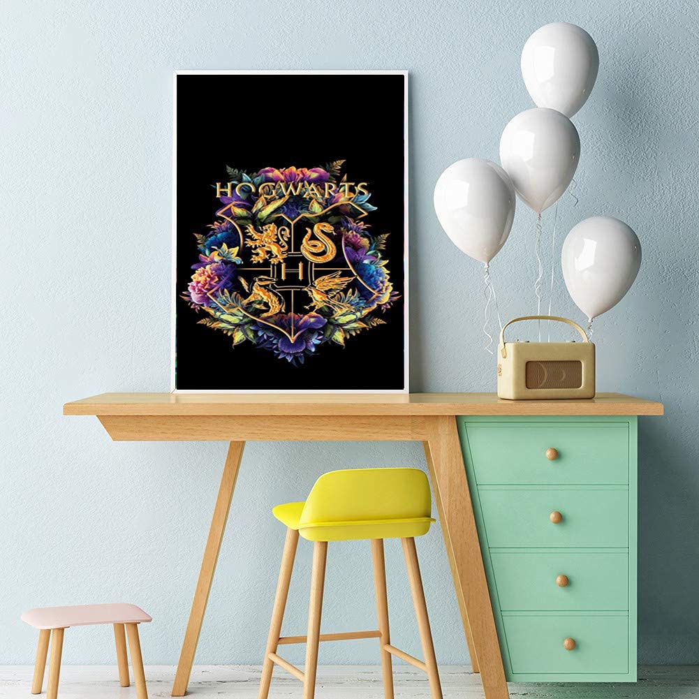 5D Full Drill Harry Potter Diamond Painting Rhinestone Embroidery Pictures for Adults and Kids for Home Wall Decor (Multicolour)