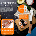HASTHIP Sushi Making Set for Beginners and Pros with Bamboo Mats and 3 PCS Tools | DIY Maki Roller