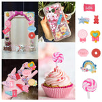 HASTHIP Resin Charms for DIY Crafts featuring Flatback Design and 30 Mixed Pieces | Cute Decorative Embellishments