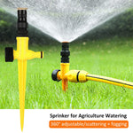 Garden Sprinker for Garden Agriculture Watering, 360° Rotating Irrigation Sprinkler Adjustable Irrigation Angle Sprinkler, Gardening Watering Systems for Outdoor Grass Garden Yard Lawns