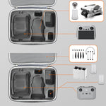 Carrying Case for DJI Mini 3 Pro, Portable Compact Storage Bag Hard Case Set with Strap Storage Travel Case Compatible with DJI Mini 3 Pro and Drone Controller Accessories Bag (Case Only)