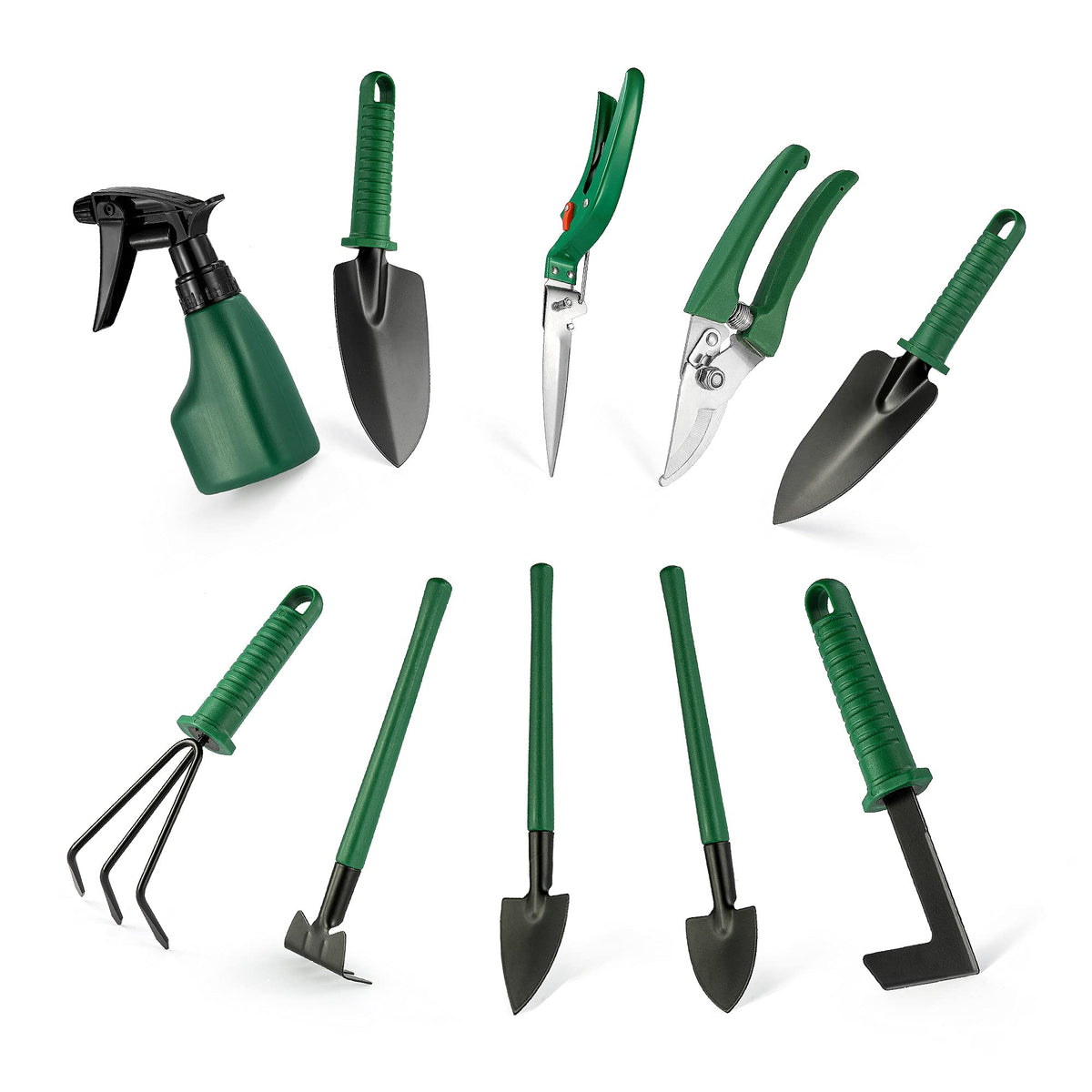 HASTHIP Gardening Tools Kit for Home with 20PCS Stainless Steel Set and Ergonomic Handles