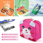 HASTHIP Lunch Bags for Office and School with Thermal Insulation 1 Litre Pink | Reusable Tote