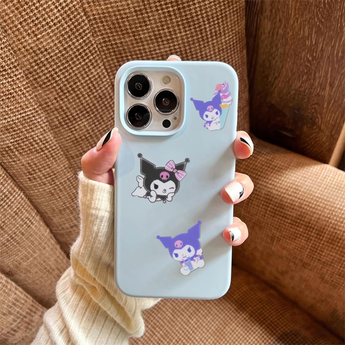 HASTHIP Kuromi Sticker Gift Set 300 pcs for DIY Decor featuring 100 Unique Designs | Kawaii Gifts for Kids and Teens