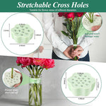 HASTHIP Spiral Ikebana Stem Holder for DIY Flower Arrangement featuring 2Pcs Silicone Spiral Ring | Ideal for Bouquets and Home Decor