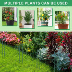 HASTHIP Plant Support Stakes for Planters with Half Open Top Frame | 20cm Dia x 35cm High