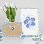 HASTHIP Washi Tape for Scrapbooking and DIY Crafts featuring 12 Rolls 0.59 in x 16.4 ft Floral Prints