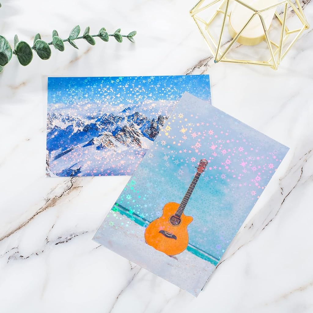 HASTHIP® 24 Sheets Vinyl Printable Sticker Paper A4 Size (8.25" x 11.7")