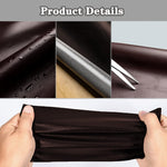 HASTHIP Leather Repair Patch for Sofas and Car Seats featuring Self Adhesive 17.7×79in PU Vinyl | Dark Brown Waterproof Tape