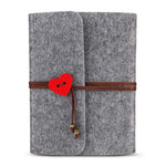 HASTHIP Photo Album for DIY Scrapbooking with 30 Sheets and 360° Rotation | Grey Felt Cover