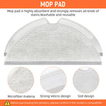 HASTHIP Replacement Vacuum Cleaner Accessories for Dreame D9 Max with 8 Piece Set | Includes Main and Side Brushes Filters and Mop Cloths