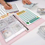 HASTHIP Money Saving Challenge Binder with 100 Envelopes for $5050 Savings | Reusable Planner
