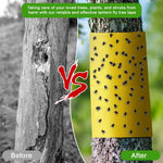HASTHIP Sticky Insect Trap for Home and Garden with Double Sided Adhesive 10cm x 20m | Yellow Chemical Free Pest Control