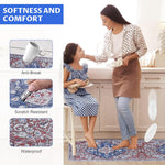 HASTHIP® Kitchen Mats for Floor Anti Slip, Water-Absorbent Polyester Floor Mat for Kitchen, Washable Soft Absorbent Rugs, 2 Sizes (40×60cm & 40×120cm)