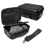HASTHIP® Funda para cámara Compatible con Canon EOS Rebel R50 R100 T6 R8 R10 R5 Mark II RP R7 5D Mark IV SL3 T100 DSLR y mirrorless, Bolsa de Viaje Impermeable para cámara, Lente y trípode con 4