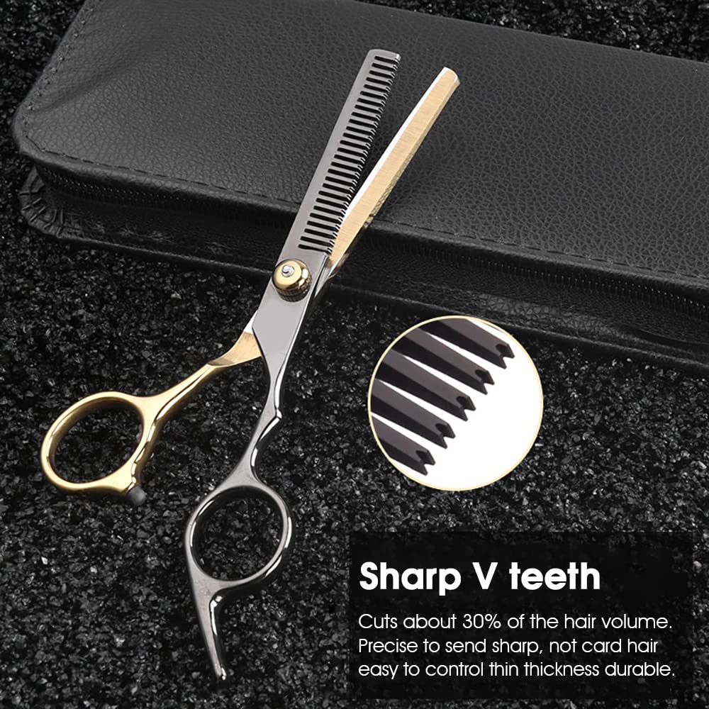 MAYCREATE® Hair Cutting Scissors for Men Stainless Steel Professional Salon Barber Hair Dressing Scissors Barber Kit Scissors for Hair cutting Kit Haircut Dressers Scissor