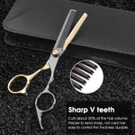 MAYCREATE® Hair Cutting Scissors for Men Stainless Steel Professional Salon Barber Hair Dressing Scissors Barber Kit Scissors for Hair cutting Kit Haircut Dressers Scissor