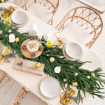 HASTHIP Christmas Garlands for Indoor Decorations featuring 70 in Norfolk Pine Greenery | Real Touch PVC with Hanging Loop
