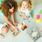 HASTHIP Pregnancy Journal for 200 6 inch Photos with Cartoon Hardcover & Note Pages | Baby Shower Gift for Mom to Be