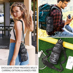 HASTHIP Water Bottle Carrier Bag for 32 oz Bottles with Adjustable Shoulder Strap | 2PCS Set