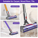 HASTHIP Soft Roller Brush Replacement for Dyson V8 with Anti‑Static Design 238x50mm | Ideal for Hard Floor Cleaning