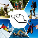HASTHIP Kids Glasses Straps with Adjustable Elastic Anti Slip Retainer 9pcs for Children | Fits 18–27cm