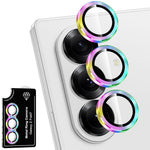 HASTHIP® Protector de Lente de Cámara para Samsung Galaxy Z Fold 7,Anillo Metal Individual con Cristal Templado 9H,Antiarañazos Alta Definición Funda Compatible