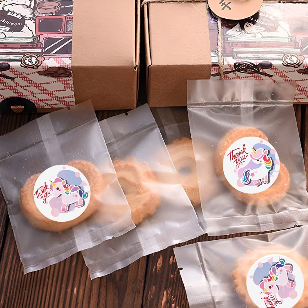 HASTHIP Thank You Stickers for Small Business with 500 Stickers and 50 Cards featuring Holographic Design | Color Laser Film for Gift Packaging